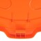 Global Industrial Flat Lid, Orange, Plastic, 22.75 in W/Dia 240465BOR - alternate 4